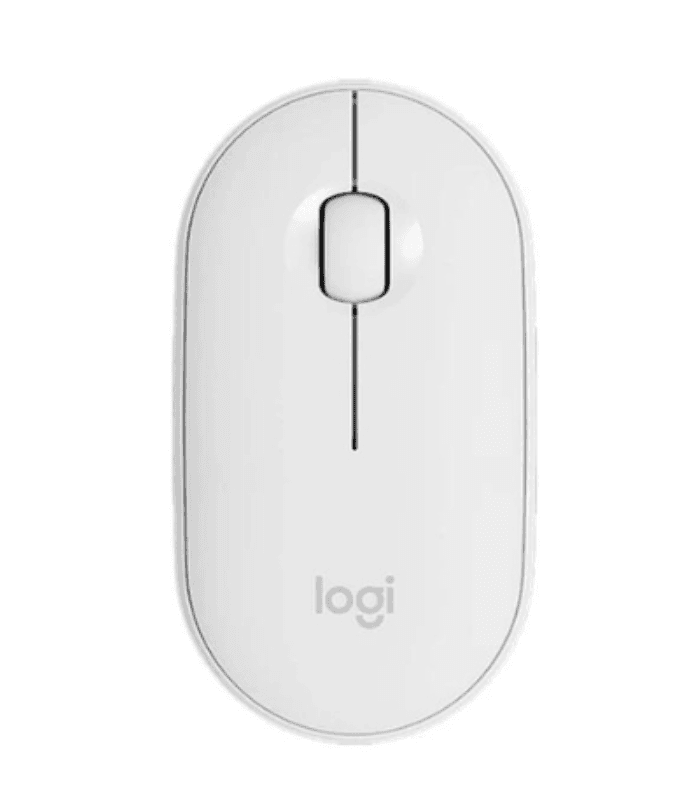 Logitech M350 Pebble Wireless Mouse (Off-White)