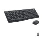 Logitech MK295 Silent Wireless Combo Keyboard Mouse Graphite