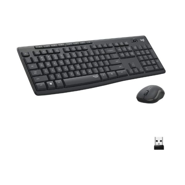 Logitech MK295 Silent Wireless Combo Keyboard Mouse Graphite