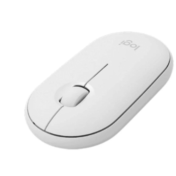 Logitech M350 Pebble Wireless Mouse (Off-White)