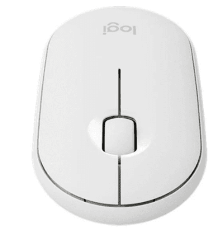 Logitech M350 Pebble Wireless Mouse (Off-White)