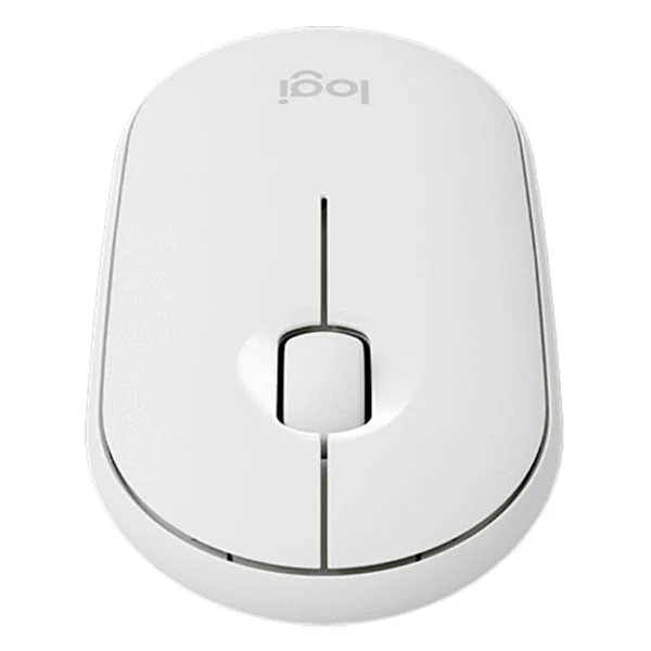 Logitech M350 Pebble Wireless Mouse (Off-White)