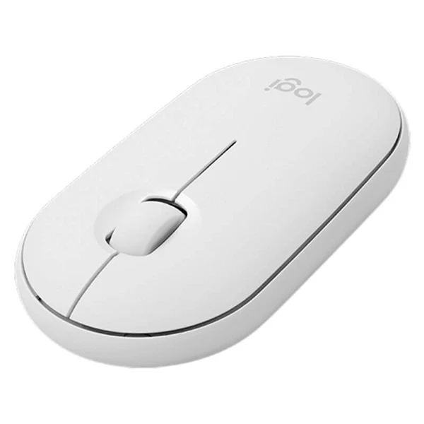 Logitech M350 Pebble Wireless Mouse (Off-White)