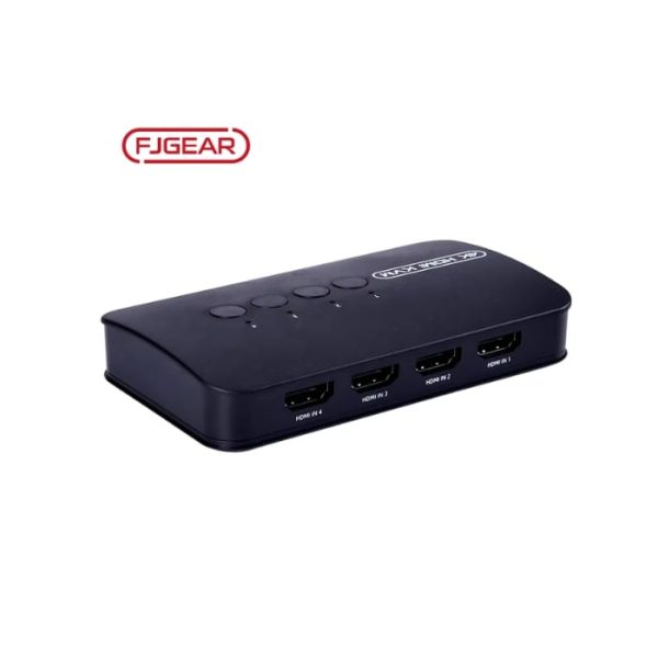 FJGEAR FJ-HK401 4 In 1 Out HDMI To KVM HD Video Switcher