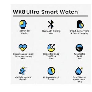 WK8 Ultra Smart Watch