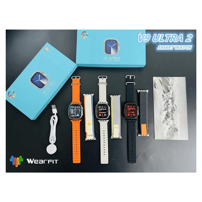 V9 Ultra 2 Smart Watch | Amoled HD Display V9 Ultra 2 Smart Watch | Amoled HD Display