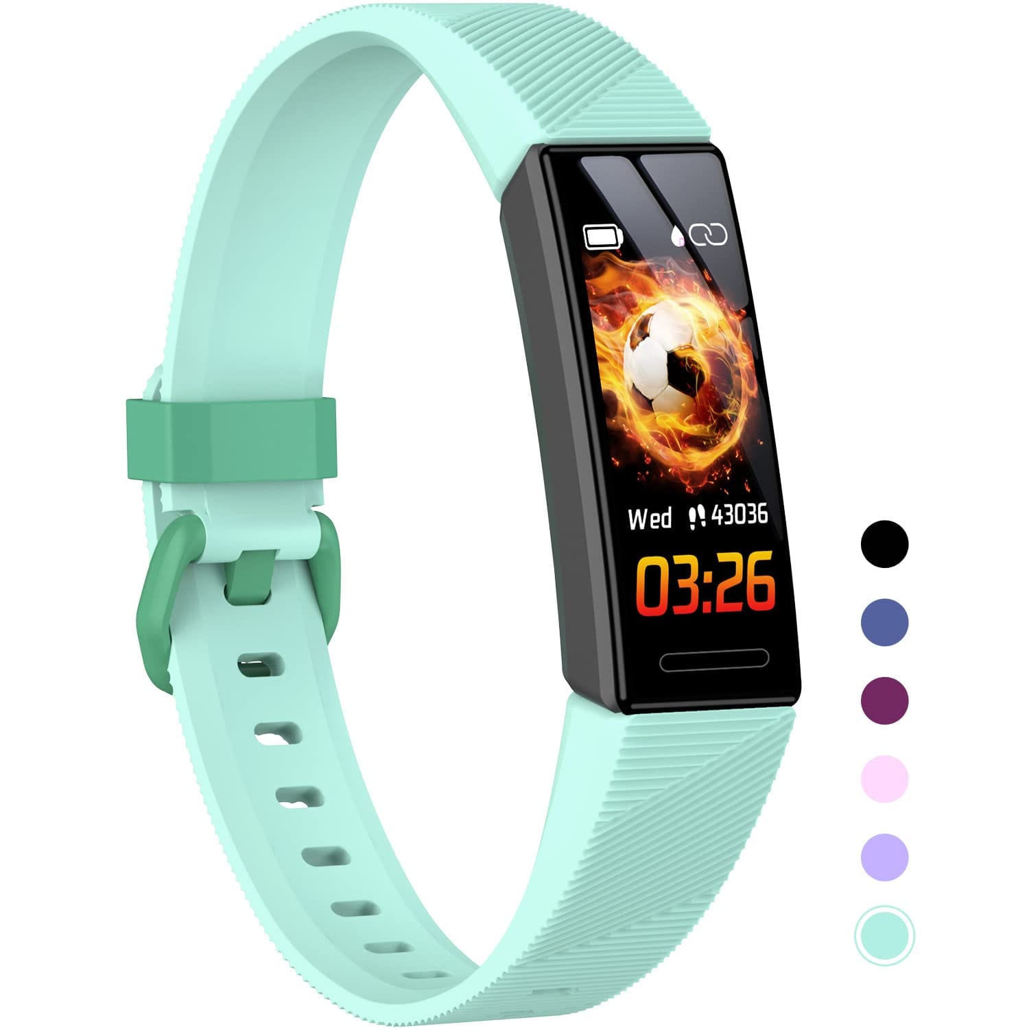 Fitness Tracker Watch for Kids, IP68 Waterproof Activity Tracker, Heart Rate Sleep Monitor