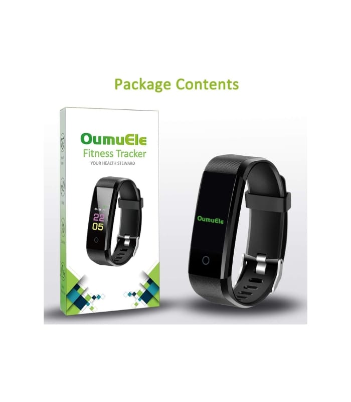 Oumuele Fitness Tracker Hr, Kids Activity Tracker Watch Android with Heart Rate Monitor