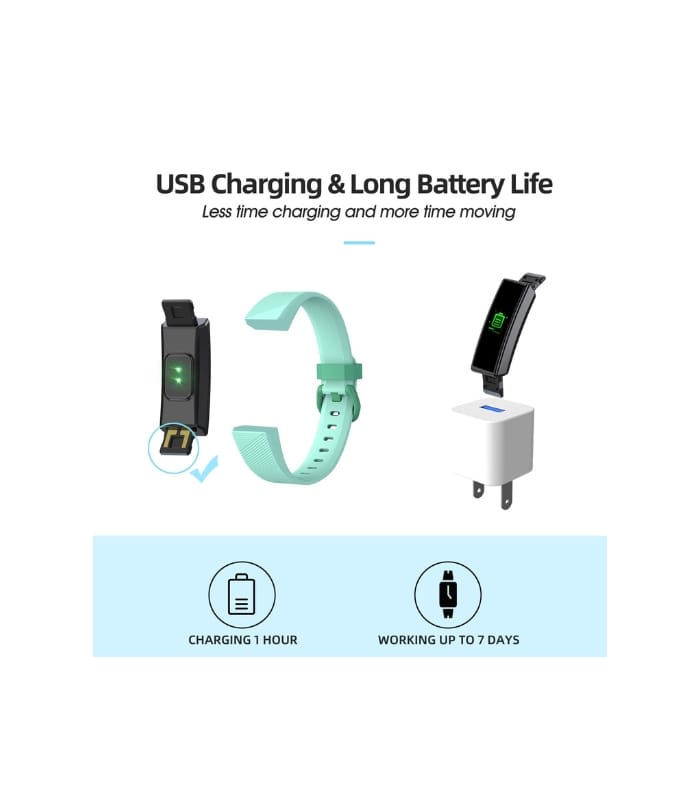 Fitness Tracker Watch for Kids, IP68 Waterproof Activity Tracker, Heart Rate Sleep Monitor