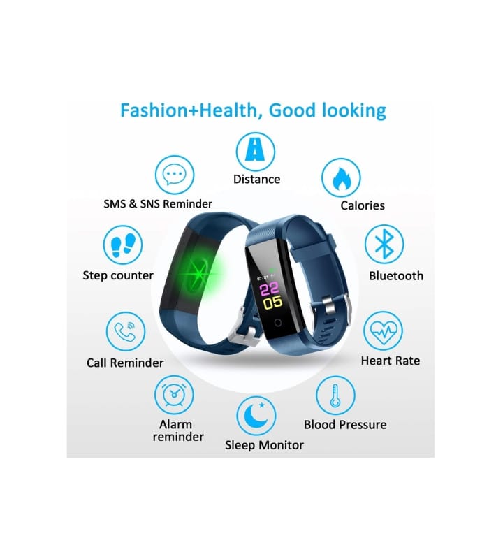 Oumuele Fitness Tracker Hr, Kids Activity Tracker Watch Android with Heart Rate Monitor