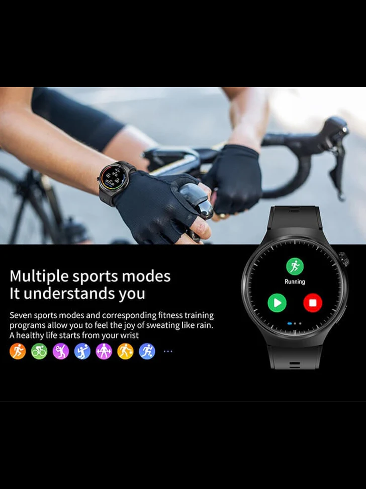 Watch 4 Pro Suit Smartwatch WITH 7 STRAPS