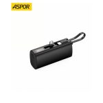 Aspor A352 Dual TYPE-C Flexible Portable Mini 5000mAh Power Bank