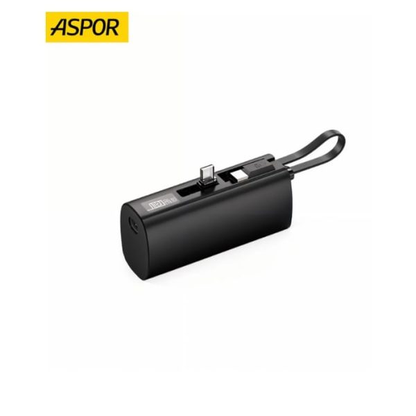 Aspor A352 Dual TYPE-C Flexible Portable Mini 5000mAh Power Bank