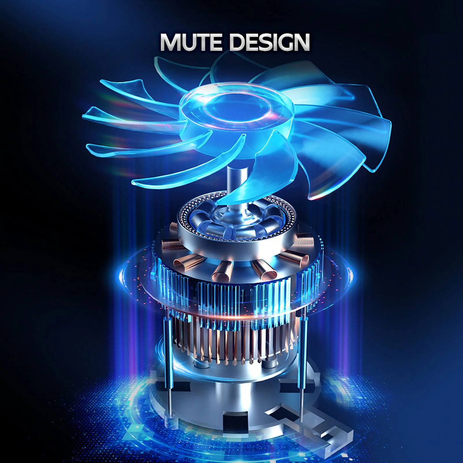 F2 Plus CoolCold Gaming Cooler 3 Big Fans Cooling Pad-