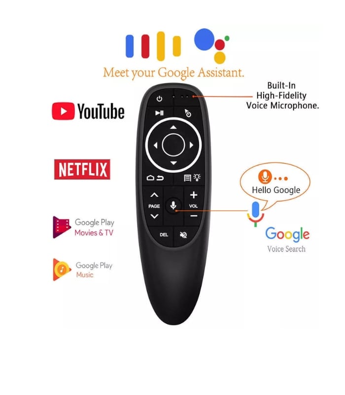 G10S Pro BT Air Mouse 2.4G Wireless Remote Control