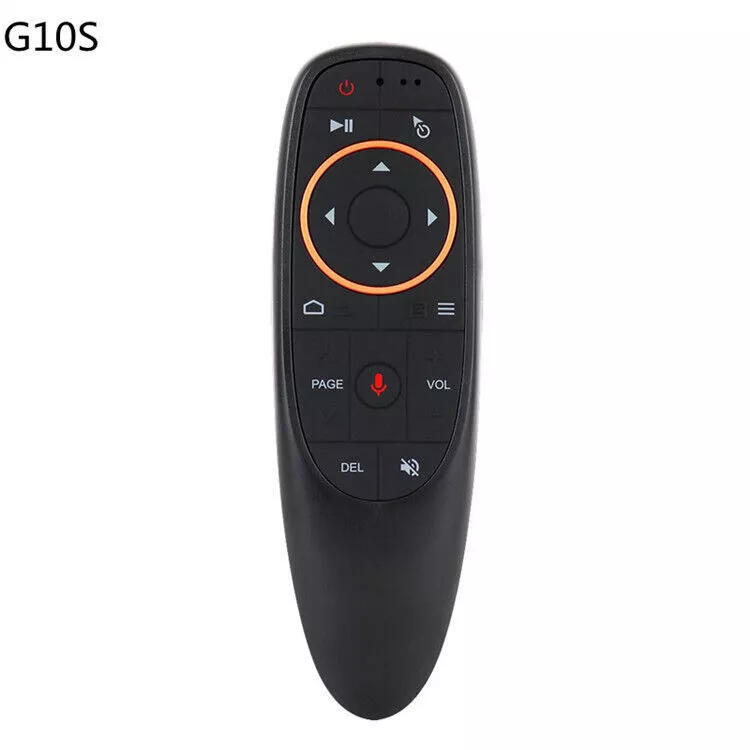 Smart Remote Control 10+ Meter Range 2.4 GHz Wirless Built-in 6-Axis Gyroscope Google Voice Search Google Assistance Works with: Android TV box, Smart TV, mini PC, HTPC.