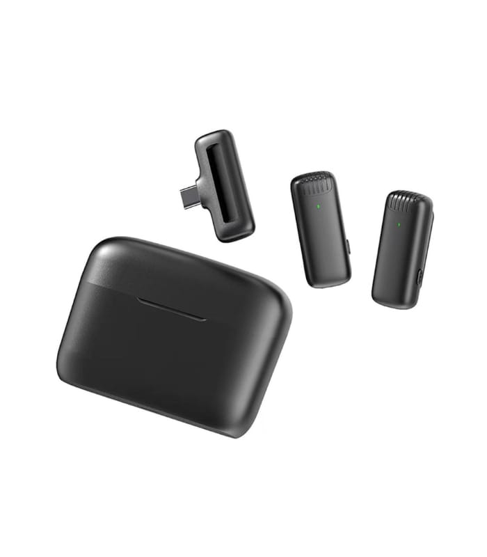 J13 Type-C Dual Wireless Lavalier Microphone with Charging Case