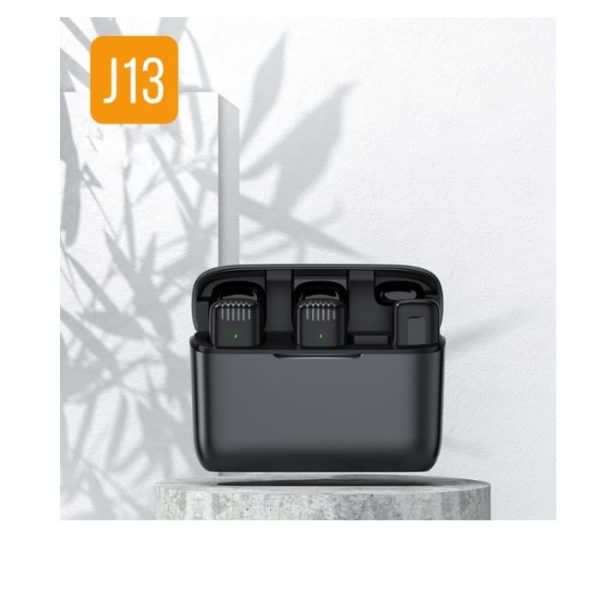 J13 Type-C Dual Wireless Lavalier Microphone with Charging Case