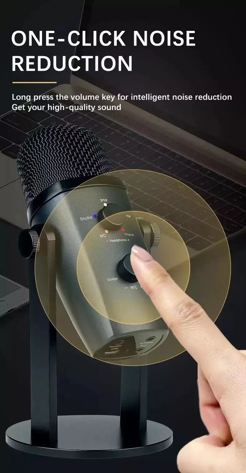 Jmary MC-PW10 Professional USB Microphone for pc and mobile