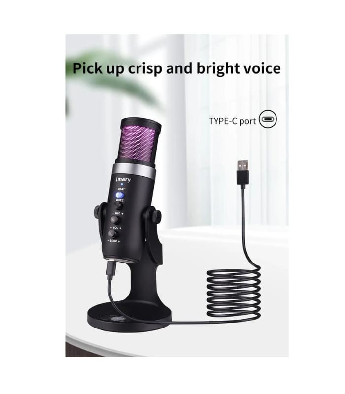 Jmary MC-PW9 RGB USB recording Microphone