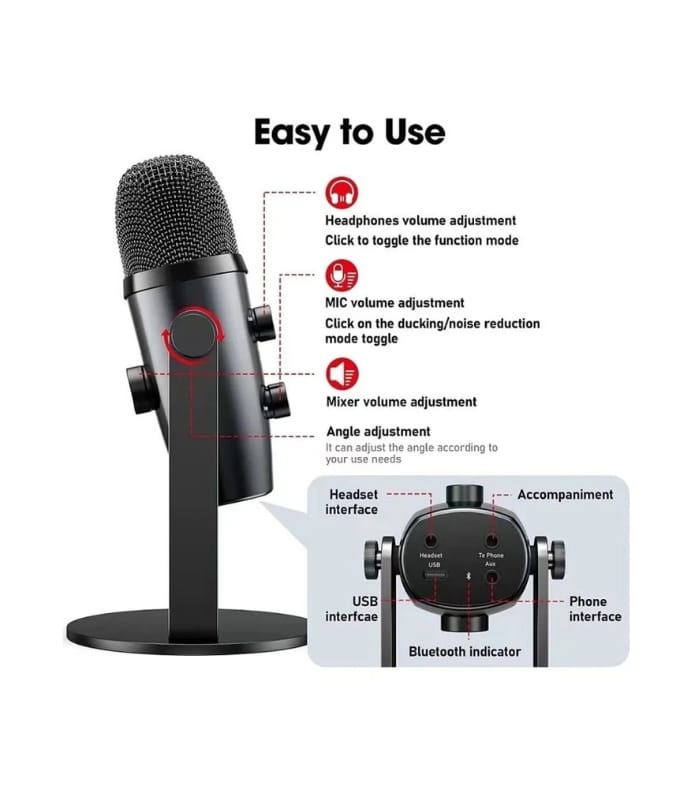 Jmary MC-PW10 Professional USB Microphone for pc and mobile
