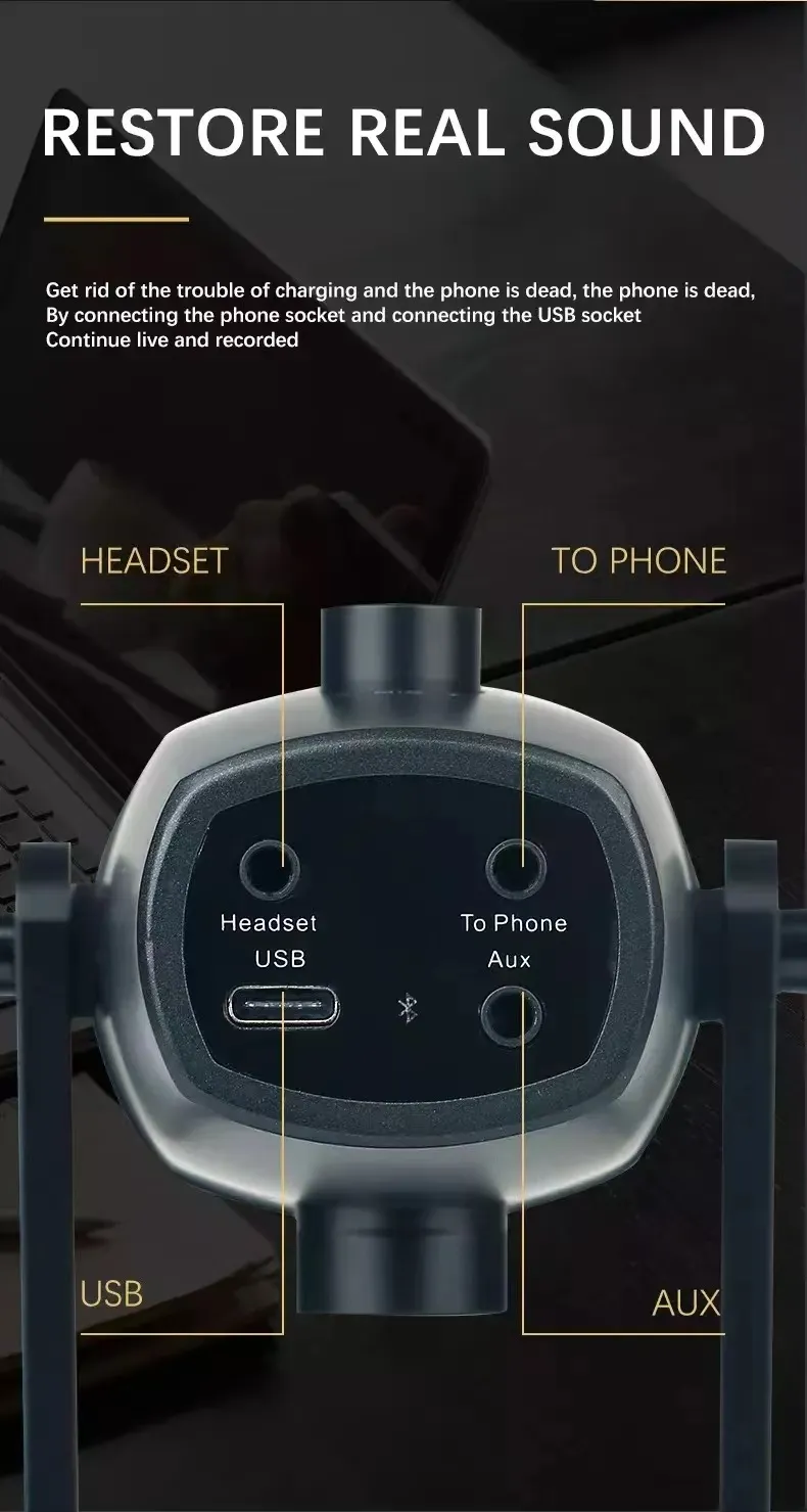 Jmary MC-PW10 Professional USB Microphone for pc and mobileJmary MC-PW10 Professional USB Microphone for pc and mobile