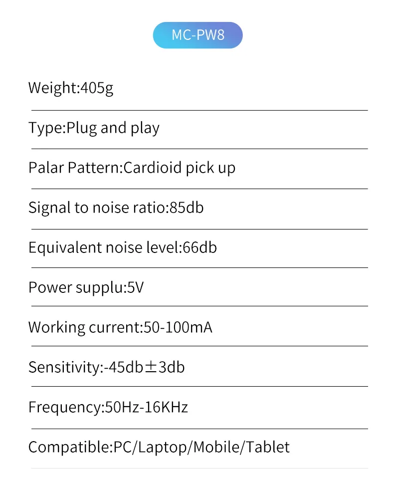 Home Microphone Jmary MC-PW8 Professional USB Microphone For Podcasting, Gaming, Streaming, Recordings With Noise Reduction Jmary MC-PW8 Professional USB Microphone For Podcasting, Gaming, Streaming