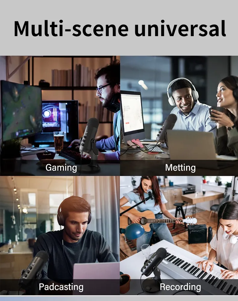 Home Microphone Jmary MC-PW8 Professional USB Microphone For Podcasting, Gaming, Streaming, Recordings With Noise Reduction Jmary MC-PW8 Professional USB Microphone For Podcasting, Gaming, Streaming