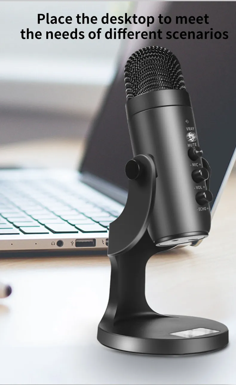 Home Microphone Jmary MC-PW8 Professional USB Microphone For Podcasting, Gaming, Streaming, Recordings With Noise Reduction Jmary MC-PW8 Professional USB Microphone For Podcasting, Gaming, Streaming