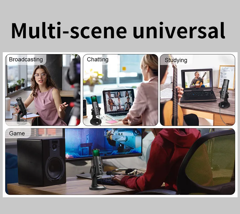 Jmary MC-PW9 RGB USB recording Microphone