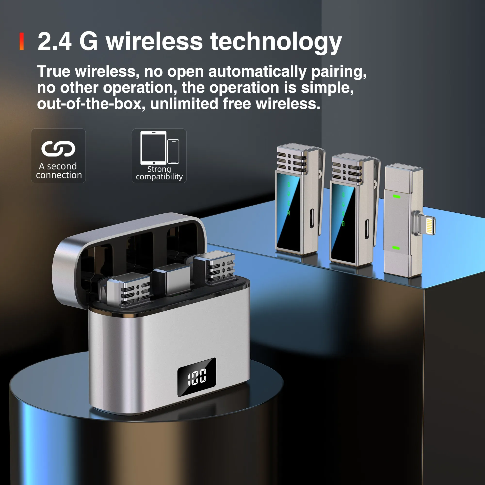 Jmary MW-15 2.4G wireless Microphone for Mobile (Type-C)