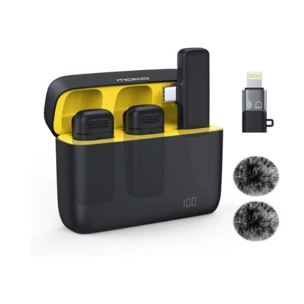 K13 Type-C ANC Dual Wireless Lavalier Microphone