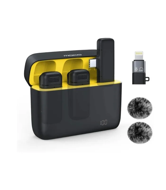 K13 Type-C ANC Dual Wireless Lavalier Microphone