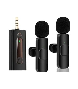 K35 High Quality Wireless Dual Microphone For Mobile Phone And Camera