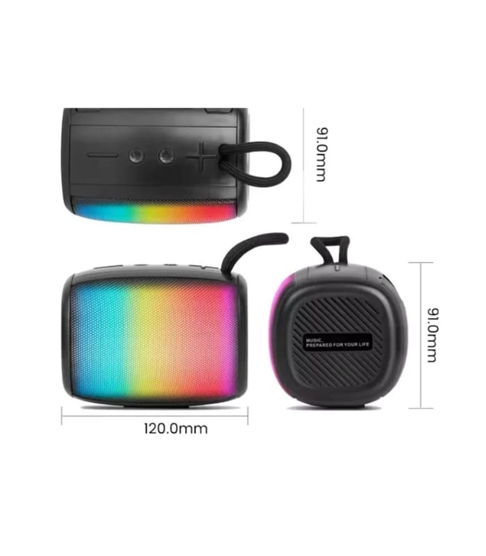 Kisonli S18 RGB Colorful High-Quality Portable Bluetooth Speaker