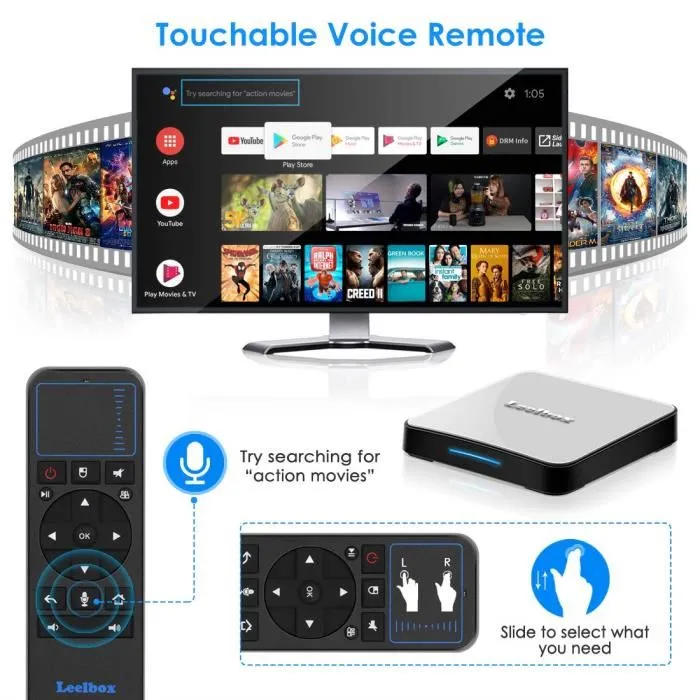 Leelbox KM3 Android Box 4GB Memory+64GB ROM DDR4