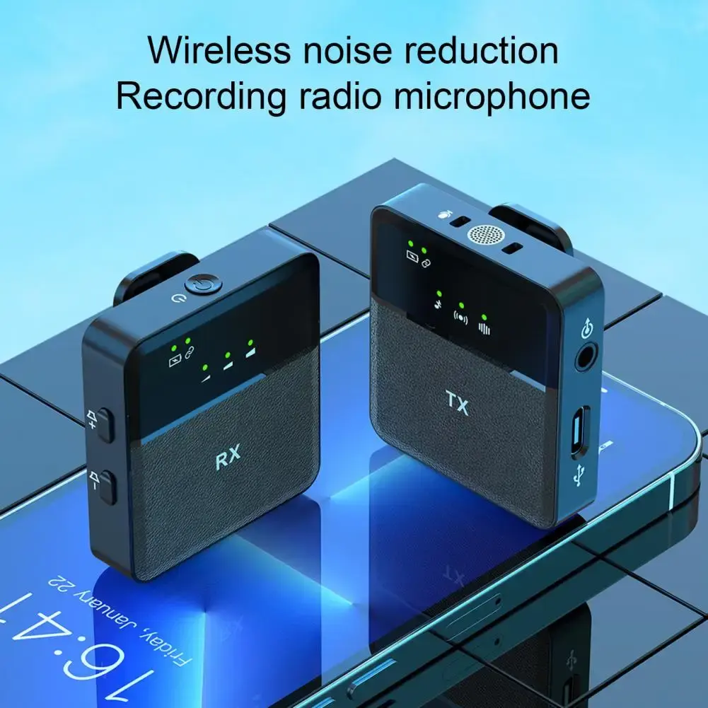 SX8 TYPE-C IPHONE DUAL PROFESSIONAL LAVALIER WIRELESS MICROPHONE WITH NOISE REDUCTION