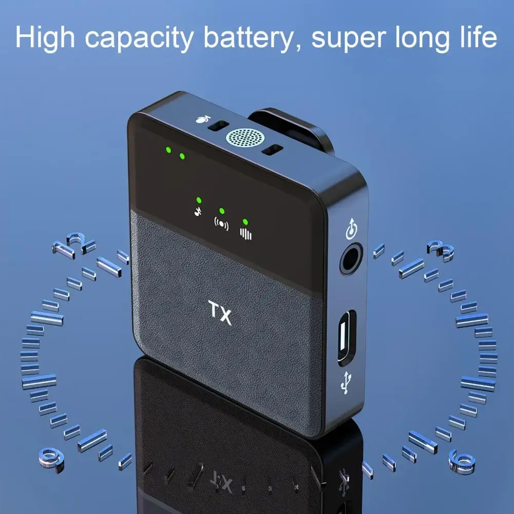 SX8 TYPE-C IPHONE DUAL PROFESSIONAL LAVALIER WIRELESS MICROPHONE WITH NOISE REDUCTION