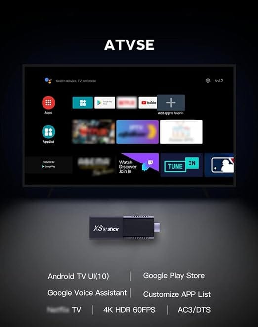 Weewle Firestick X72 PRO Quad Core Dual WiFi Amlogic 905W2 2GB16GBs