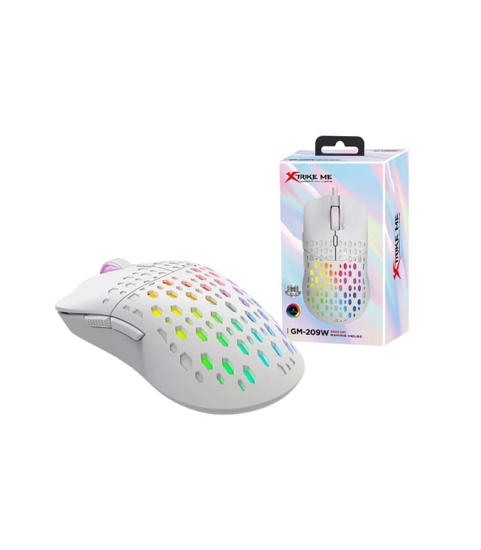 XTRIKE ME GM209W RGB Gaming Mouse - Optical Sensor 8,000 DPI (1) XTRIKE ME GM209W RGB Gaming Mouse - Optical Sensor 8,000 DPI