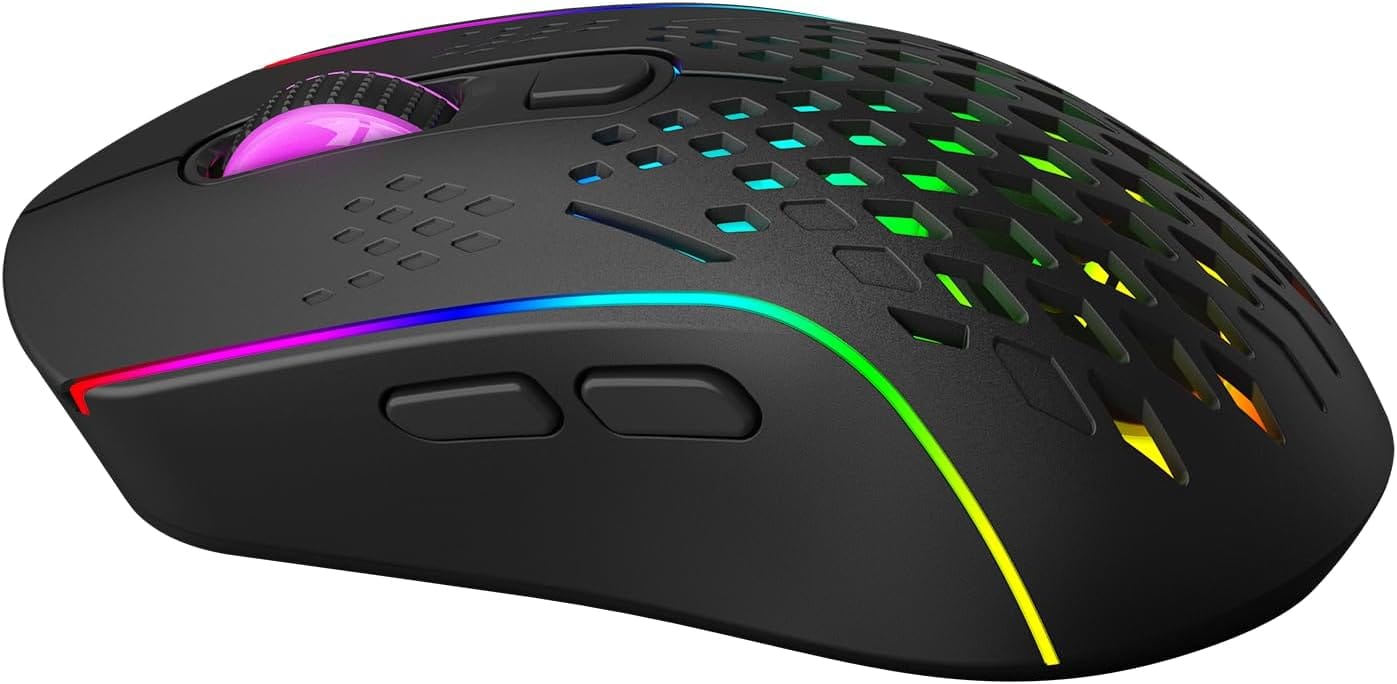 xtrike me XRITKE Gaming Mouse RGB 2.4G Wireless+Wired Dual Modes Mouse