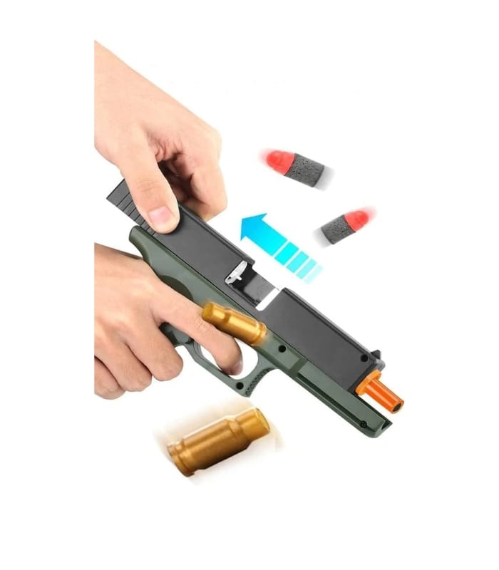 Classic Glock Soft Bullet Toy Gun ( MANUAL )