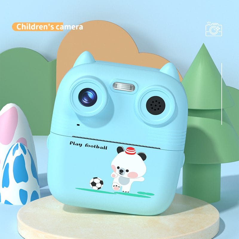 D8S HD 1080P Front Rear Dual Lens Kids Digital Print Camera 48MP