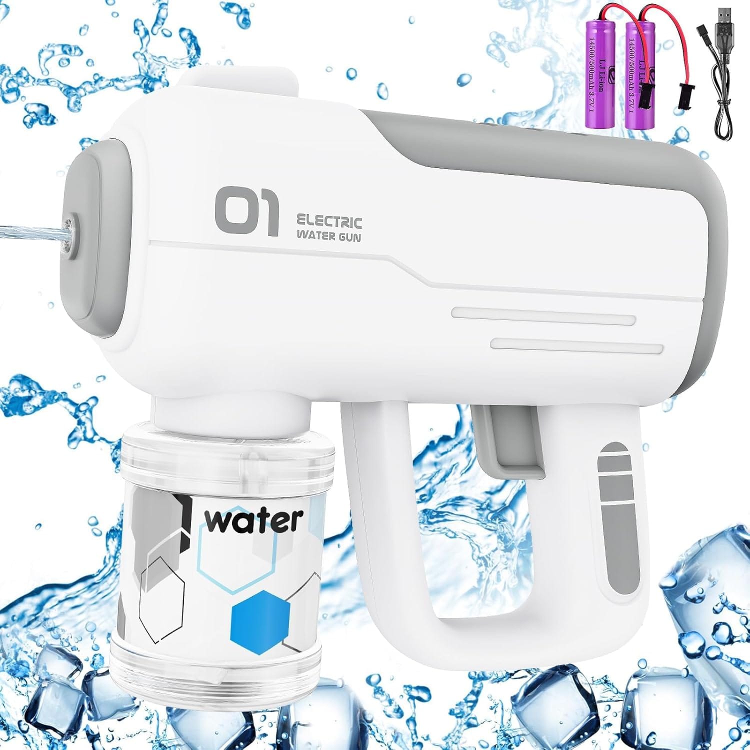 Excefore Electric Water Gun Toy – Shoots Up to 40 Feet, for Kids & Adults