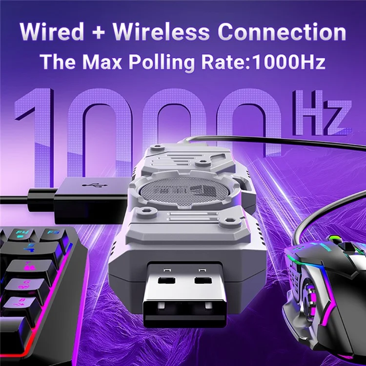 5in1 Mobile Gaming Keyboard Mouse M9 for BGMI