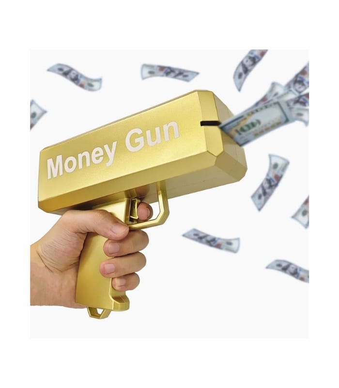 Sbrvaniy Super Gun Shooter Playing Spary Make it Rain Cash Gun