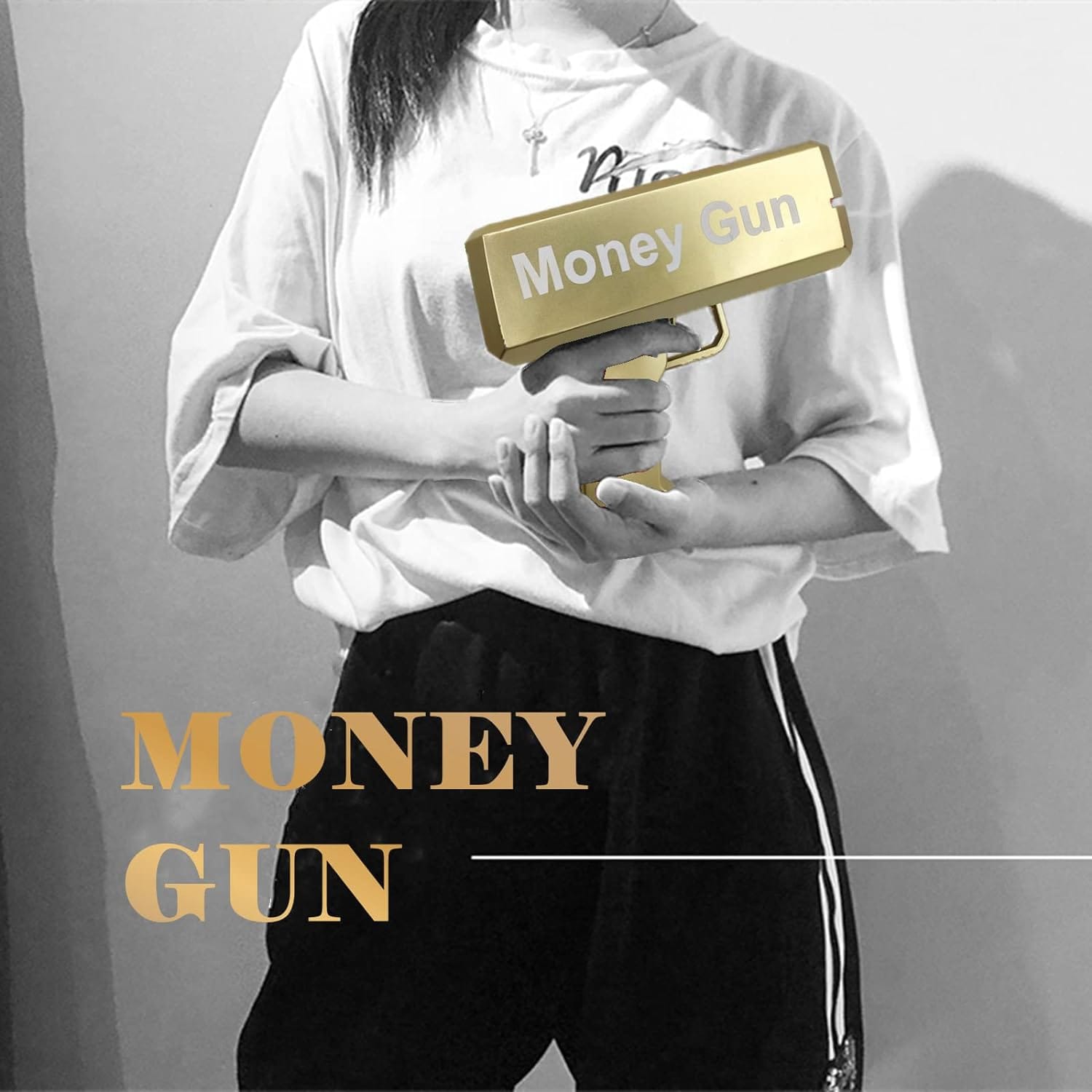 Sbrvaniy Super Gun Shooter Playing Spary Make it Rain Cash Gun