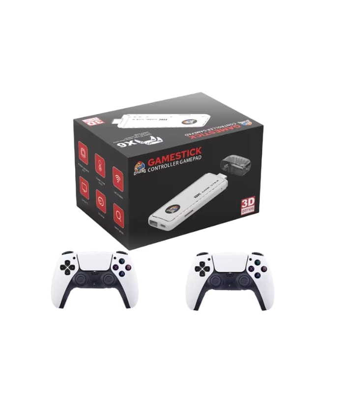 X6 64GB Classic 8K HD TV 40000+ Games with Console Wireless 2.4G Games Stick