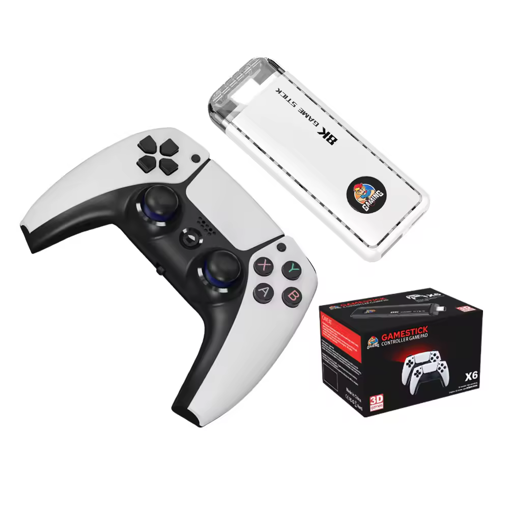 X6 64GB Classic 8K HD TV 40000+ Games with Console Wireless 2.4G Games Stick