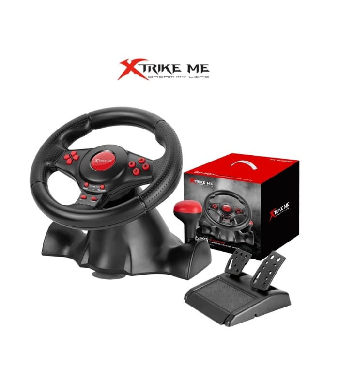 Xtrike Me GP-903 Gaming Racing Wheel Compatible with PC / PS3 / PS4 / XBOX ONE / XBOX 360 / Android / SWITCH consoles